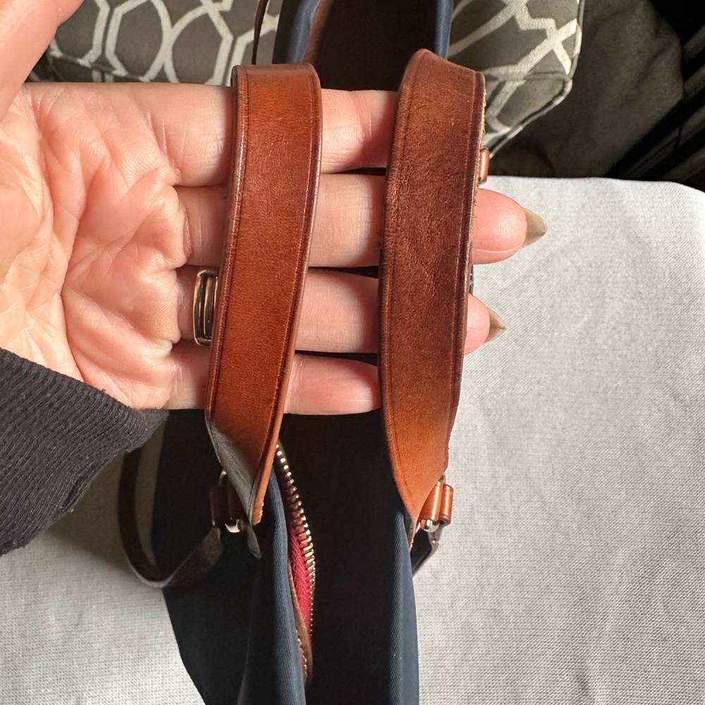 Dooney & Bourke Windham Nylon Leighton Tote in Dark Navy Blue - Picture 7 of 16